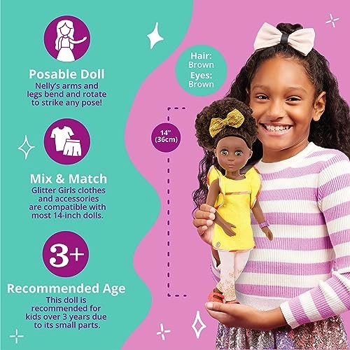 Nelly Doll - 14 inch Yellow Ages 3+