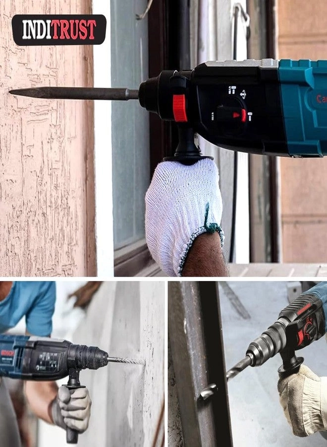 Electric Hammer Reversible Drill - 1250W 26mm 3Pc SDS Bit