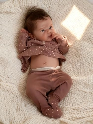 Reborn Baby Doll - 18 inches Full Silicone Vinyl Girl