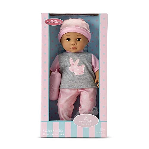 Sweet Smiles Baby Doll - 14 Inch Dark Skin Ages 12 months+
