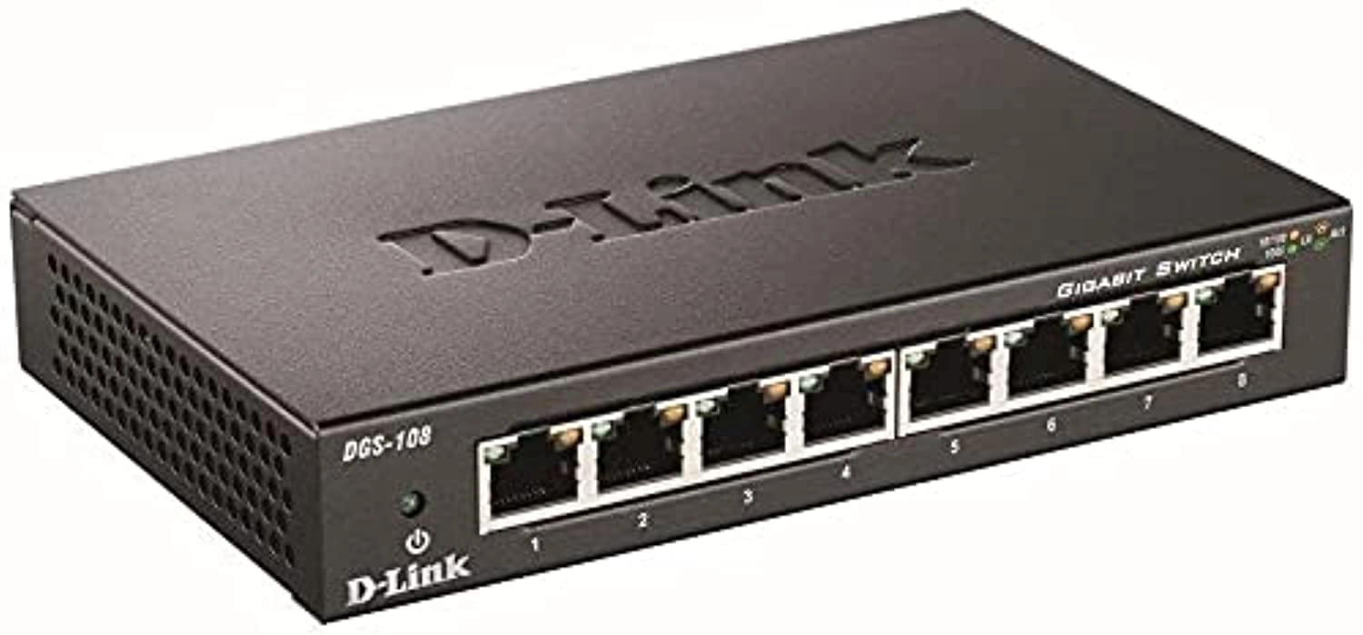 DGS-108 8-Ports