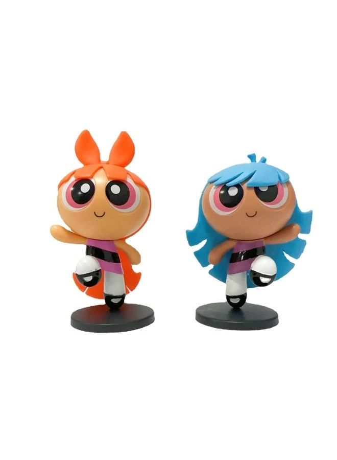 Blossom + Bubbles + Buttercup + Mojo Jojo - The Powerpuff Girls - Figure Set
