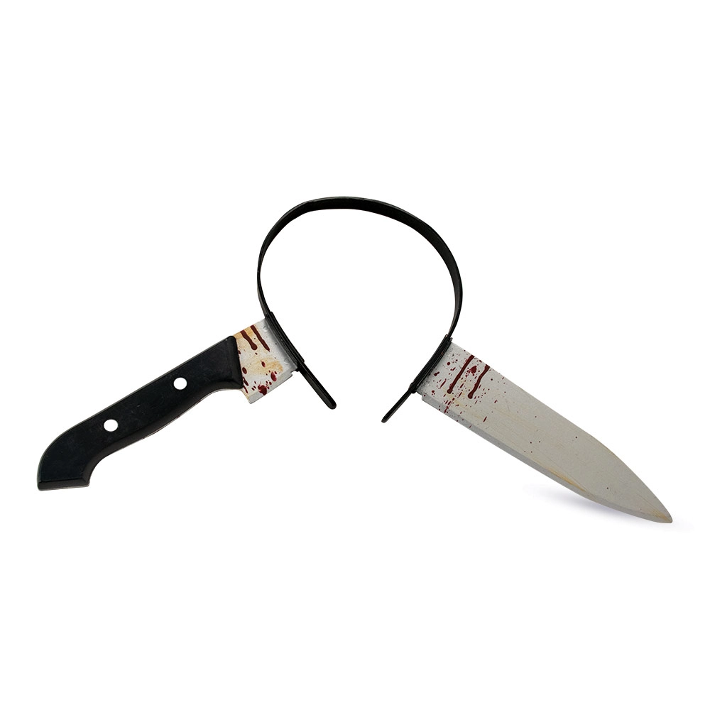 MAD TOYS Creepy Zombie Fake Knife Headband - Suitable for 6 years & above