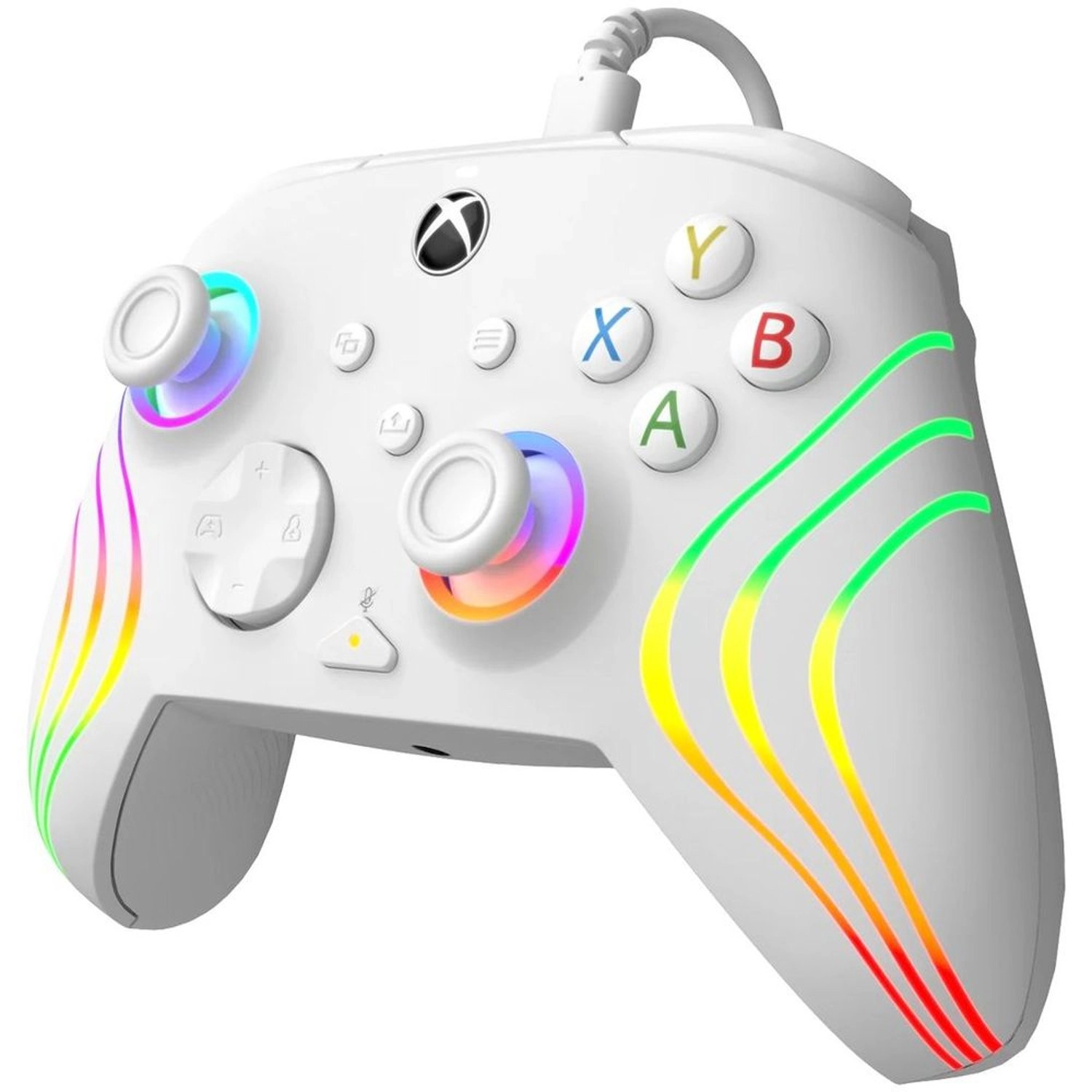 PDP Xbox Series X/S, Xbox One & Windows 10/11 PC Afterglow Wave Controller White
