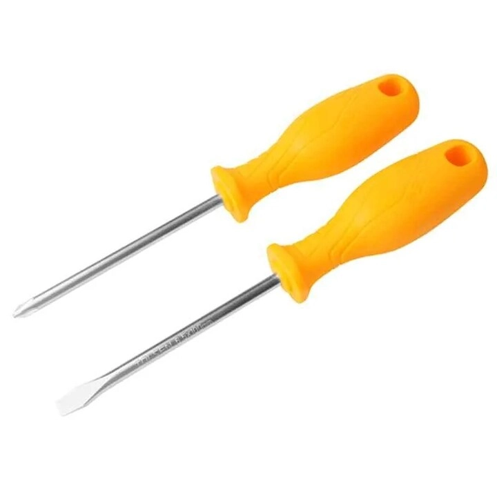 TOLSEN 20735 Magnetic Slotted and Phillips Screwdriver Set (2 Pcs)