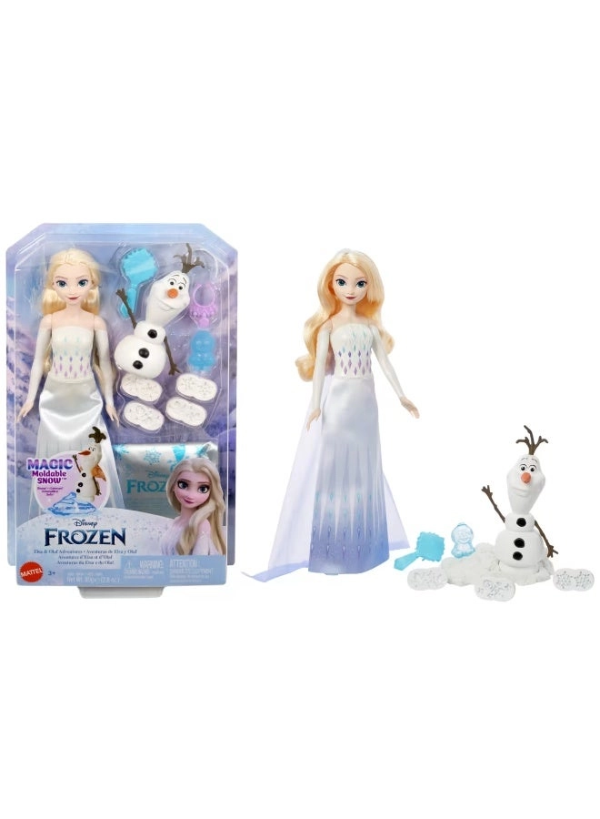 Disney Frozen Elsa Fashion Doll + Olaf Figure