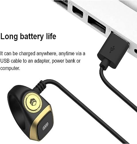 Smart Tasbih Zikr Ring - OLED display Waterproof 22mm