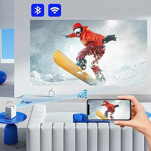 Mini Portable Projector BzjV7zD4p-hIkS 650 ANSI brightness