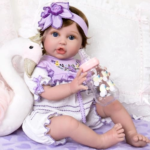 Reborn Baby Doll - 22 Inch Cotton Vinyl African American Ages 3+