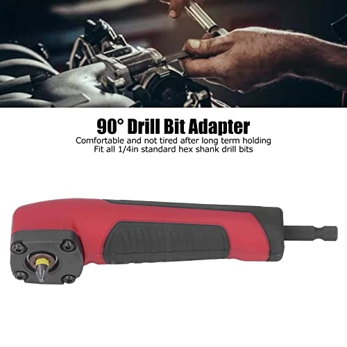 Drill Bit Angle Adapter - 1/4in Shank Strong Magnet