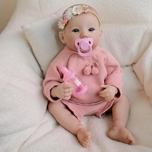 Reborn Baby Doll - 19 inch Vinyl Girl Ages 3+