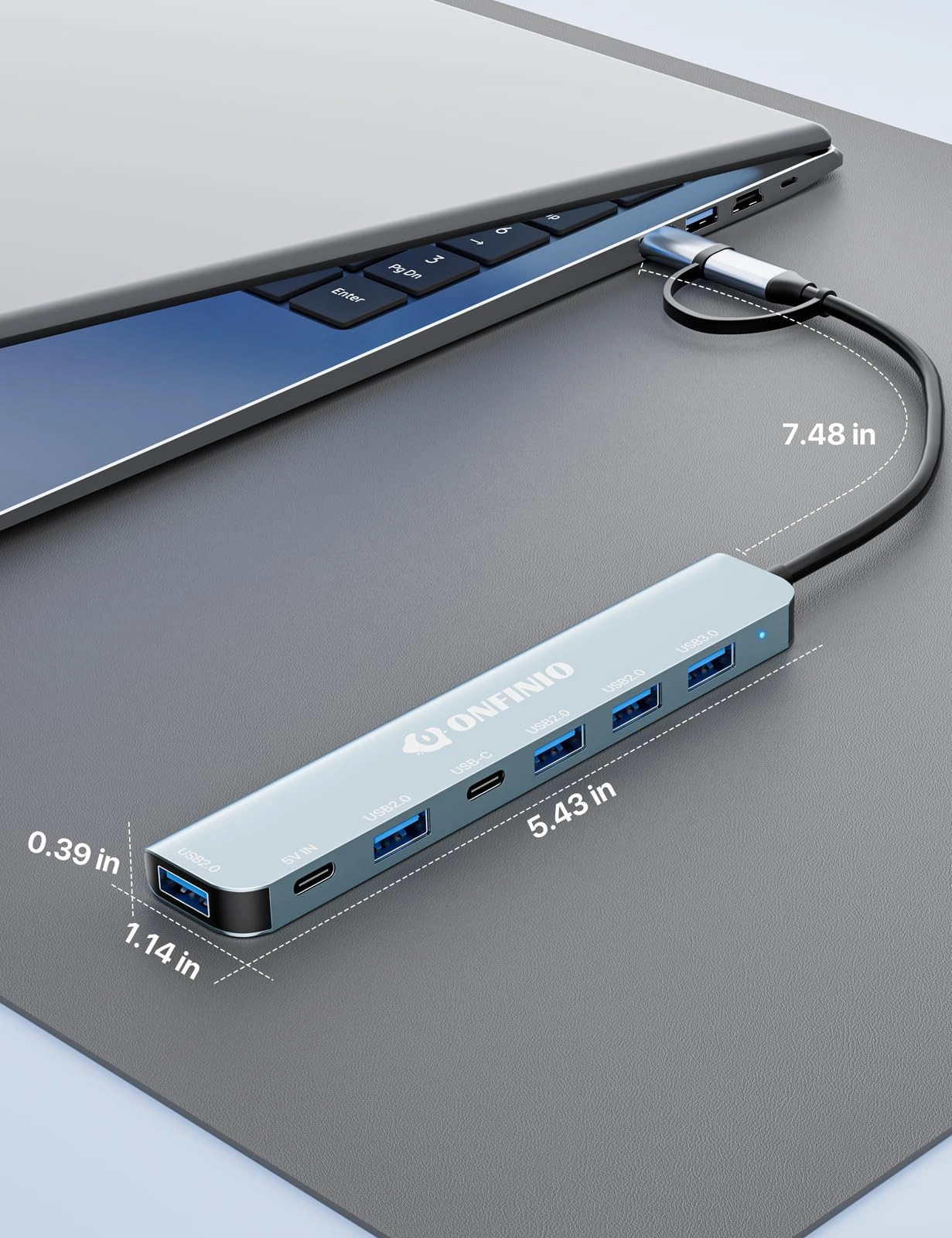 7-Port USB Hub - PC