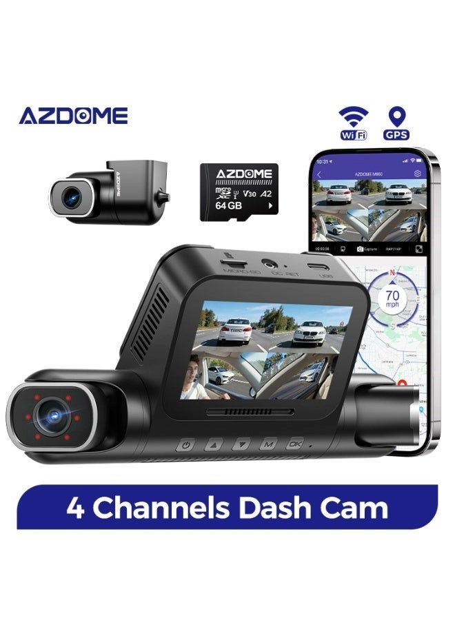 AZDOME M350 - 2K Front 1K Rear 1K Interior