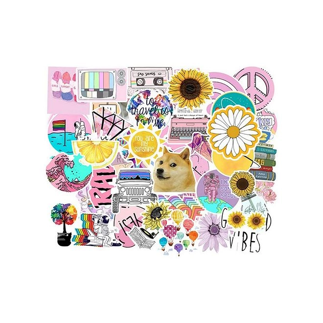 Cute Sticker Book Waterproof 103 pcs