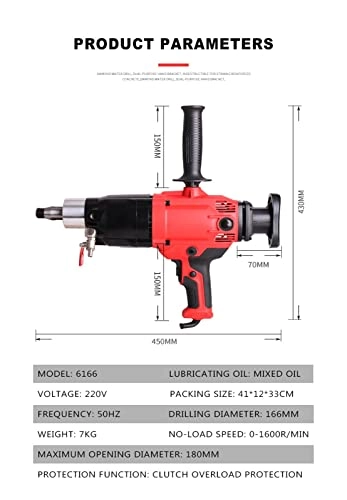 6166 - 1600r/min 1800W 180MM