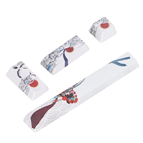 Custom Keycaps Set - 4keys PBT Chinese Opera Pattern