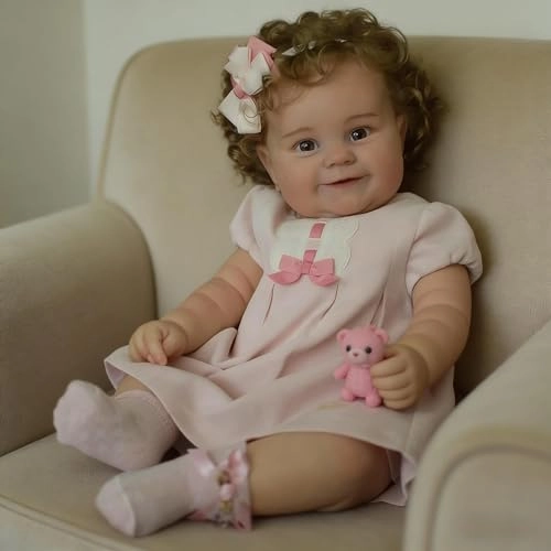 Reborn Baby Doll - 20 Inch Soft Cloth Body Ages 3+