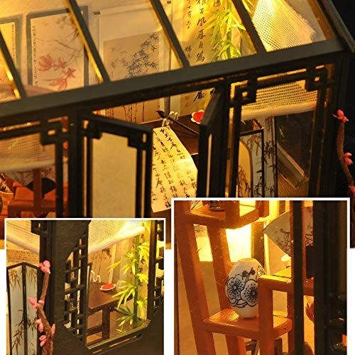 3D Miniature Dollhouse Kit - Sunshine Flower House 1:12