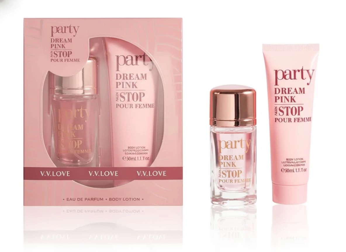 Viva Luck Fragrance Limited Party Dream Pink Non Stop Pour Femme - Eau de Parfum Gift Set