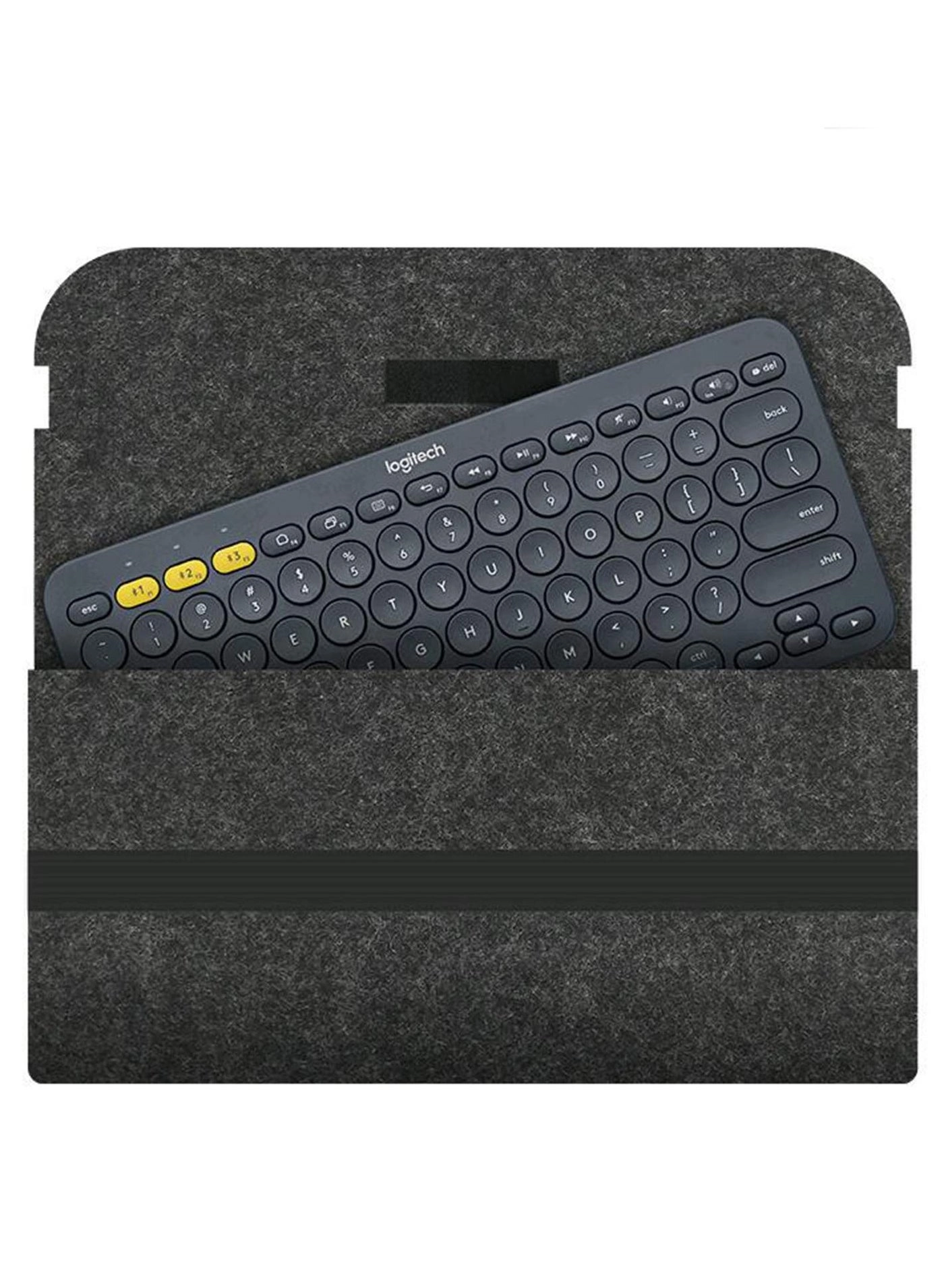 SOLARAE Protective Sleeve Pouch for K380 - Felt Black