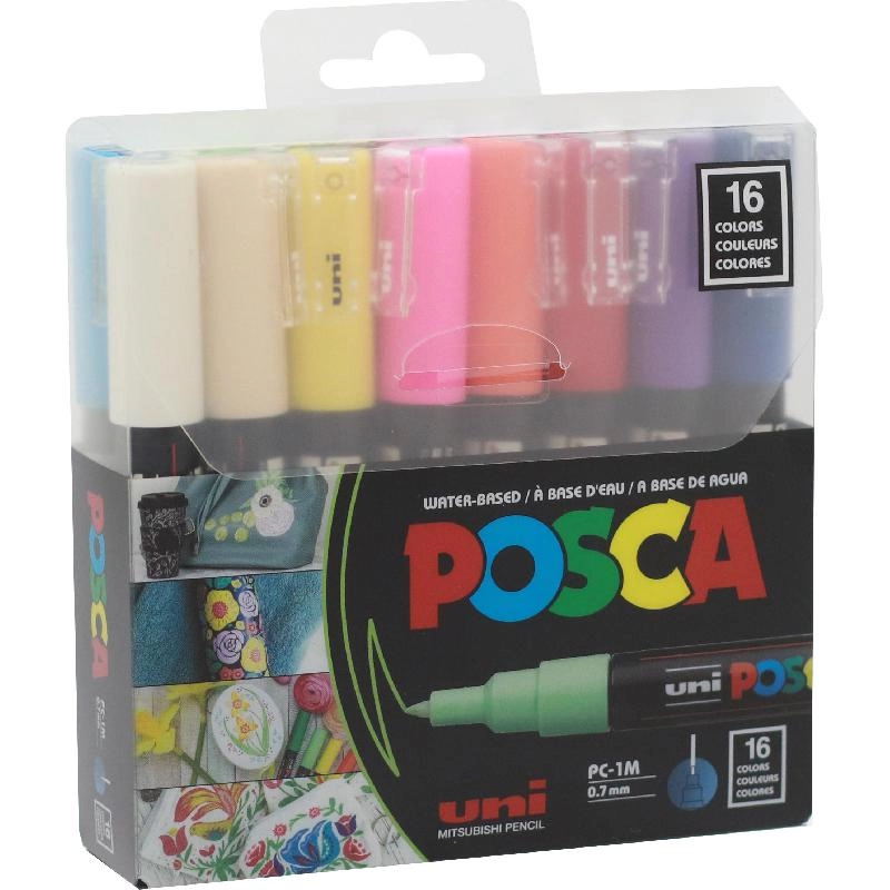 Uni-Ball Bright Color Set - Assorted Color Round Tip
