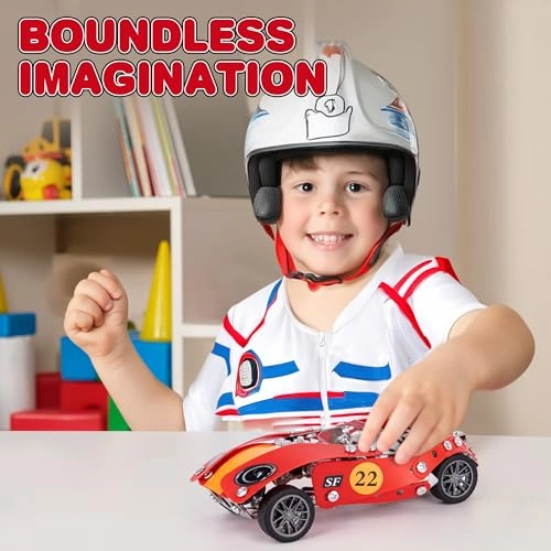 Metal Model Car Building Kit - 230 pcs