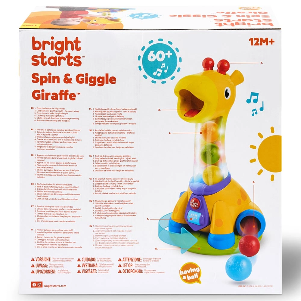 Spin & Giggle Giraffe - 12 months