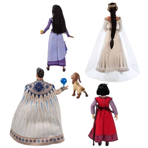 Asha Doll - classic-size 11" - 13" + Dahlia Doll + Queen Amaya Doll + King Magnifico Doll