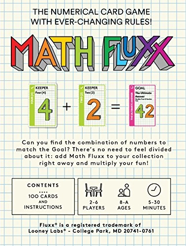 Fluxx: Math - Card Game Educational