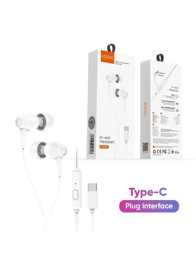HS684T - Wired Earphone