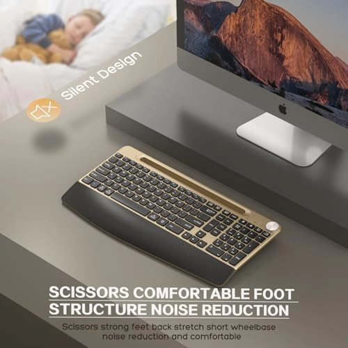 Wireless Keyboard and Mouse - Bluetooth