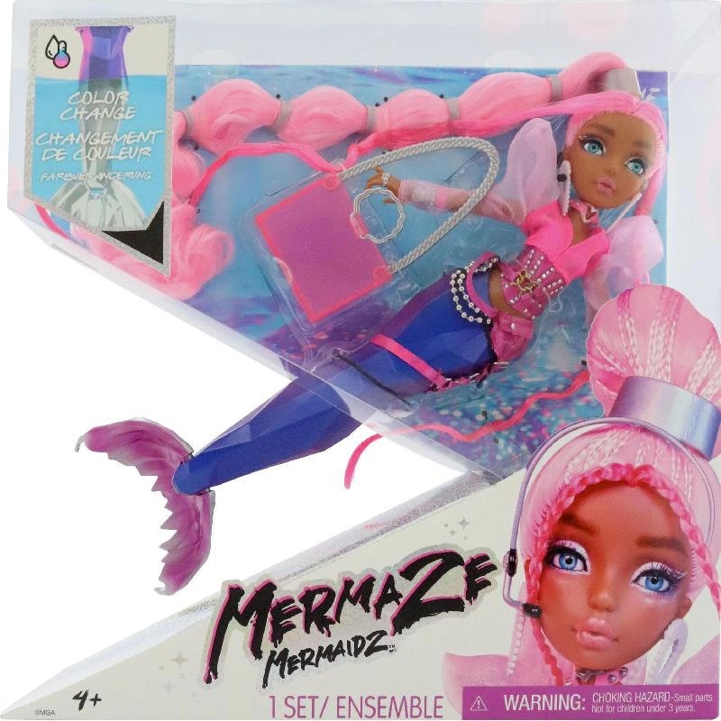 MGA Entertainment Harmonique Doll Playset - Mermaze Mermaidz Pink/Purple Ages 4+