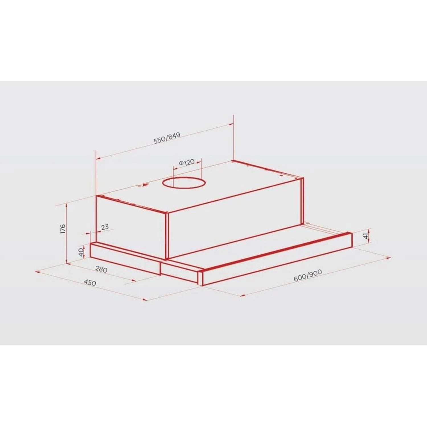 HSH-A90-SBI - 340 cubic metre per hour 90cm