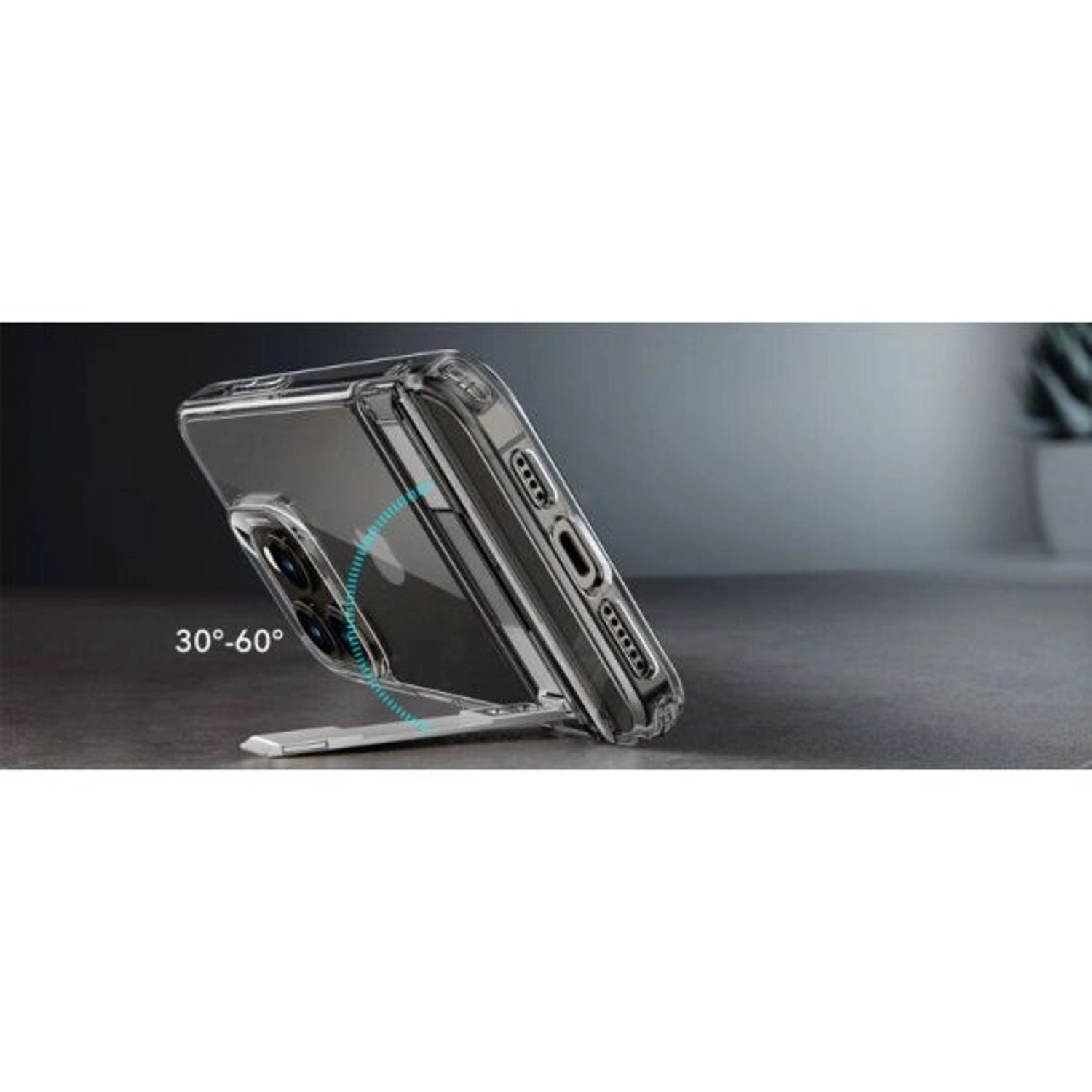 Boost Kickstand Case TPU, Hard Plastic for iPhone 15 Pro