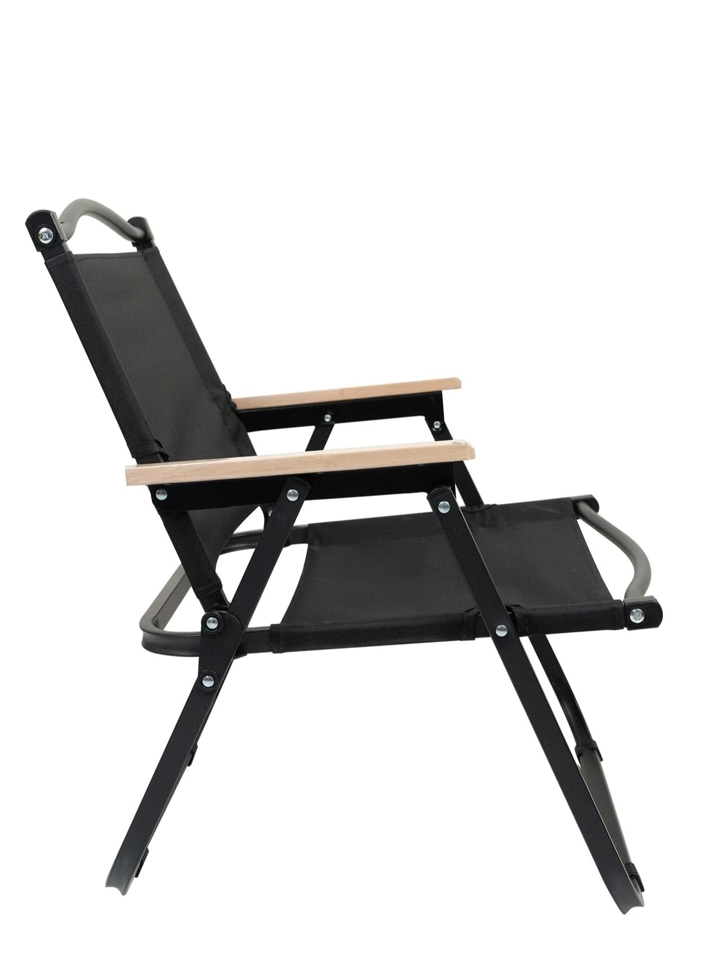 Folding Camping Chair - Black Lightweight
