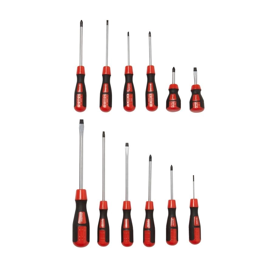 Own Buy Carbon Steel Standard Slotted and Phillips Screwdriver Set (12 Pcs)