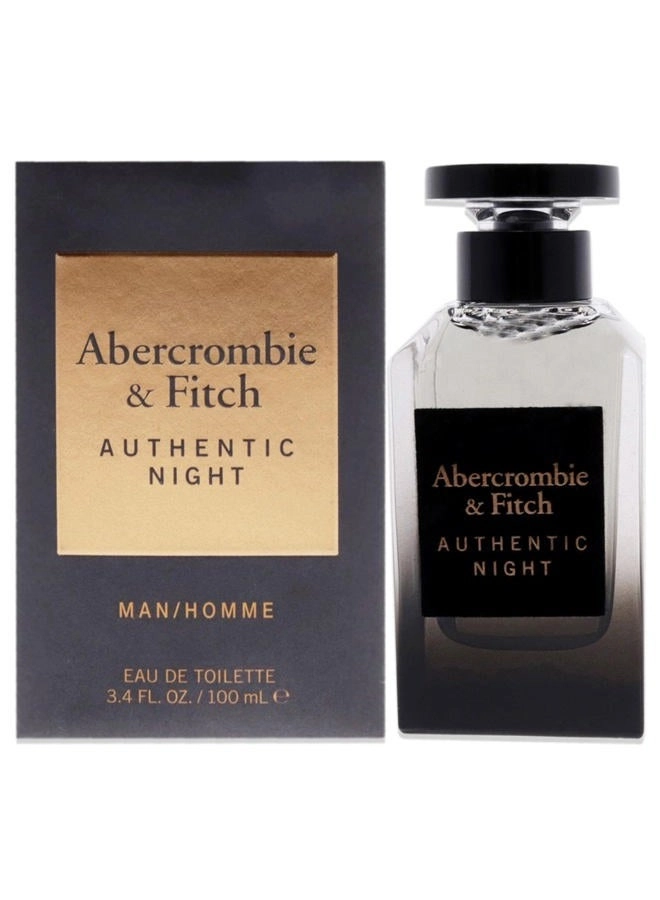 Abercrombie & Fitch Authentic Night Eau de Toilette 100ml