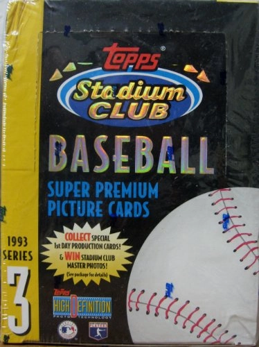 1993 Stadium Club Series 3 HOBBY Box - 24pcs