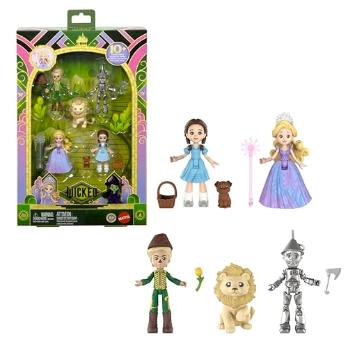 Wicked: for Good Oz Story Set - 5 Small Dolls 1 Animal Friend 5 Storytelling Accessories