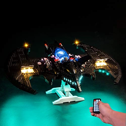 RC LED Light Kit - Lego Batwing 1989 76161 with Remote Control