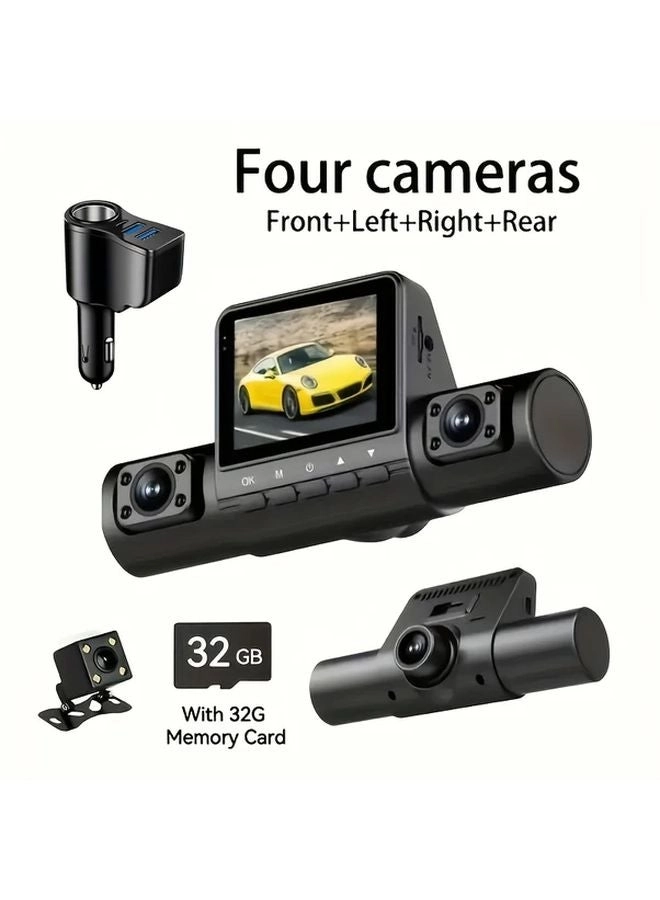 Generic 4 Channel Car Dash Camera - 1080P