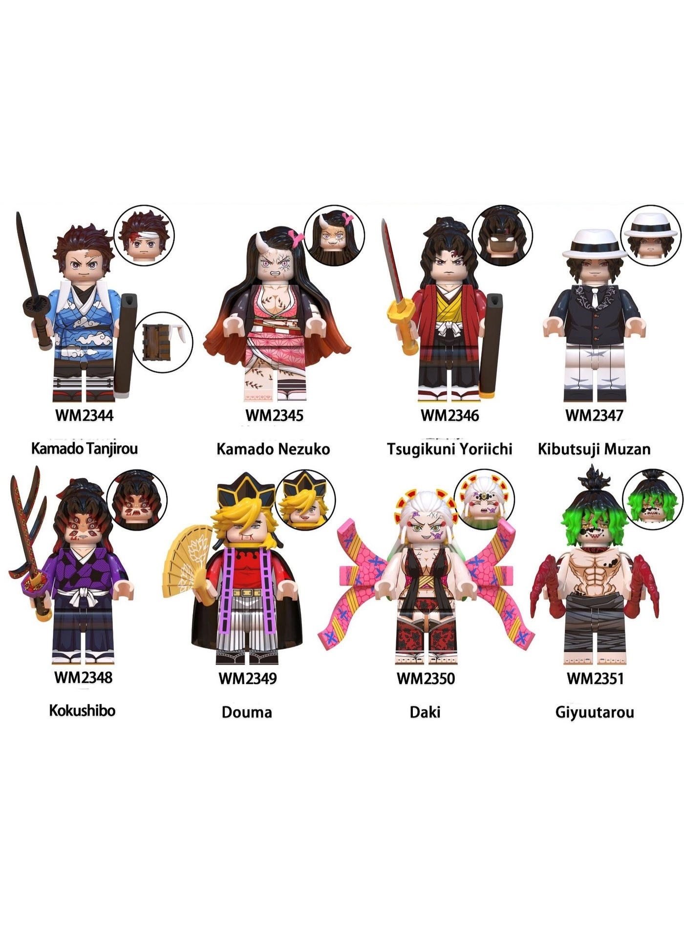 Nariele Anime Series Building Block - 8 pcs