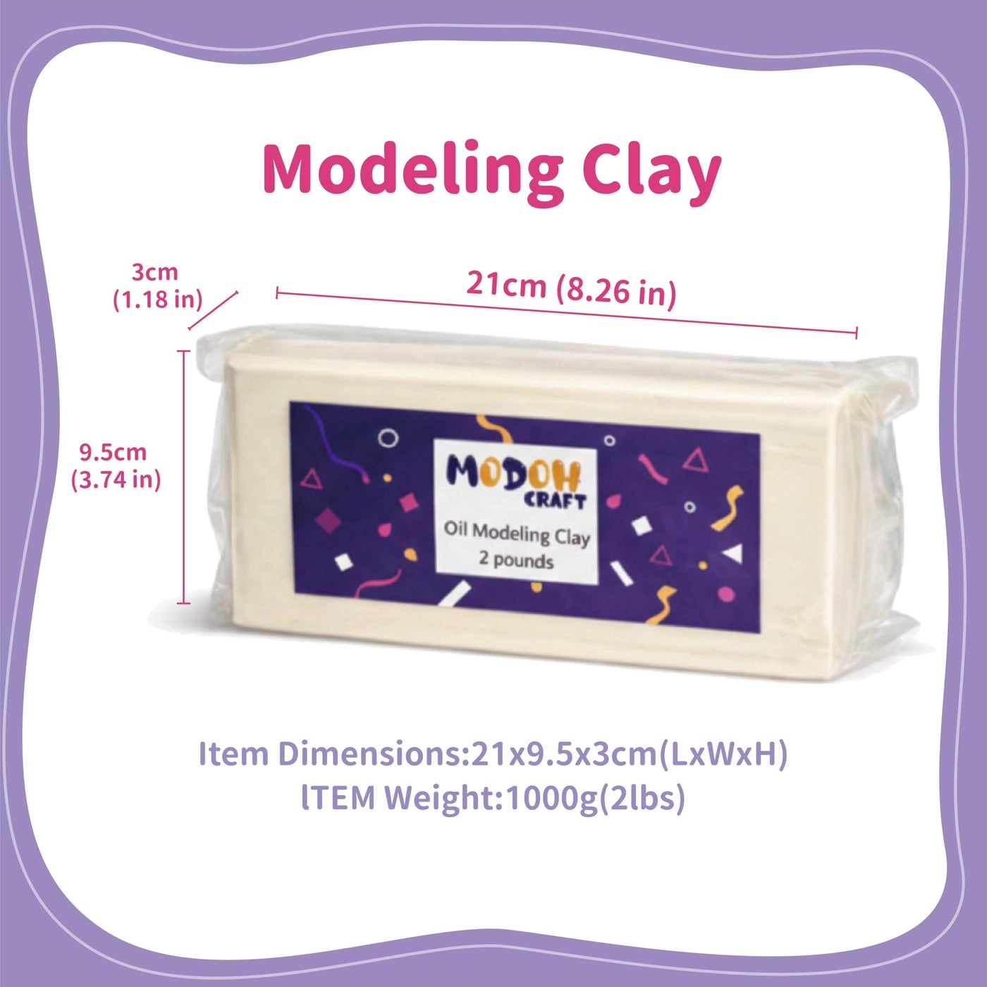 Plasticine Modeling Clay - Oil Based