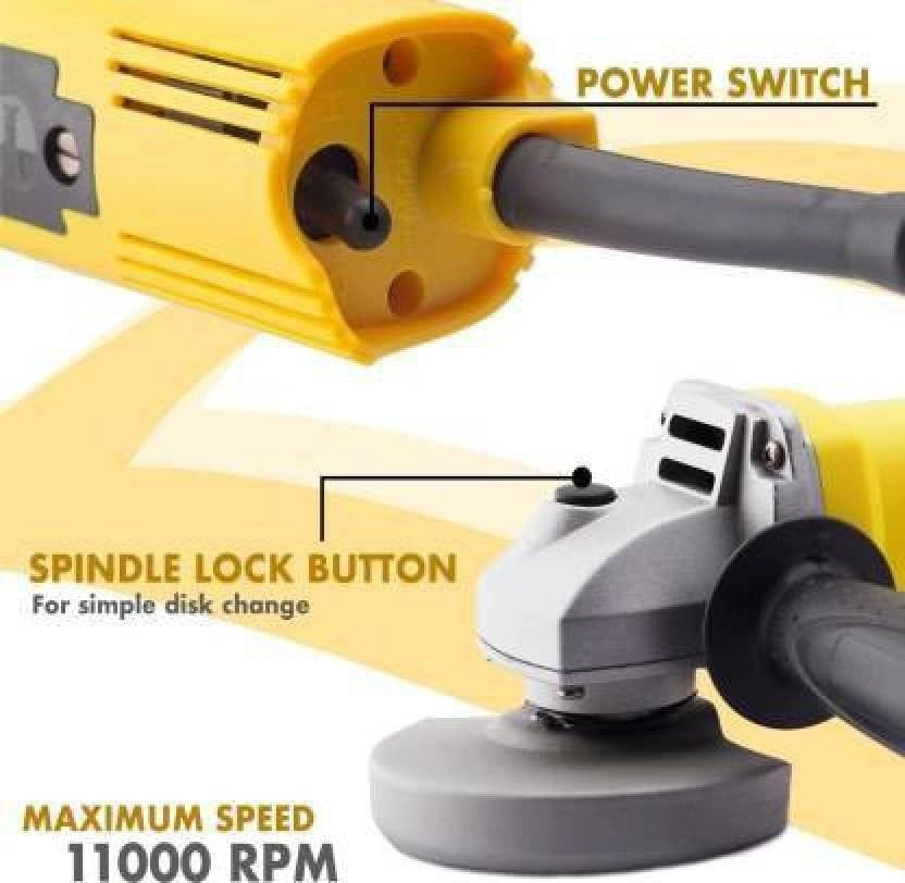 801 angle grinder - 950W 10pc Wheel set