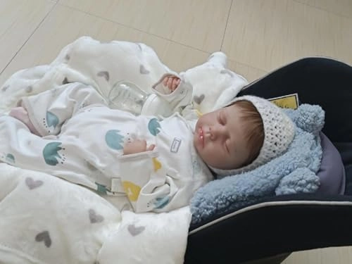 LOULOU Reborn Baby Doll - 20 inch Cotton Vinyl Ages 3+