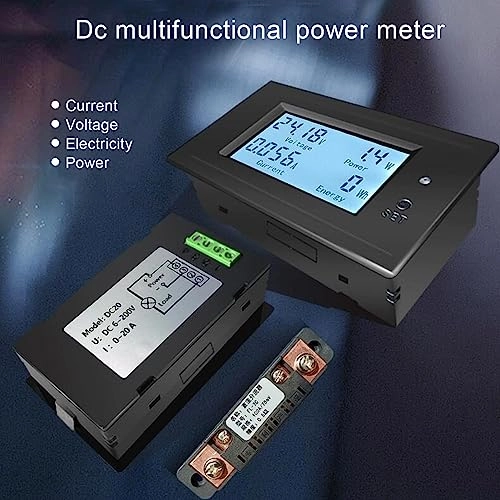 Battery Capacity Monitor - DC 6-200V 0-20A