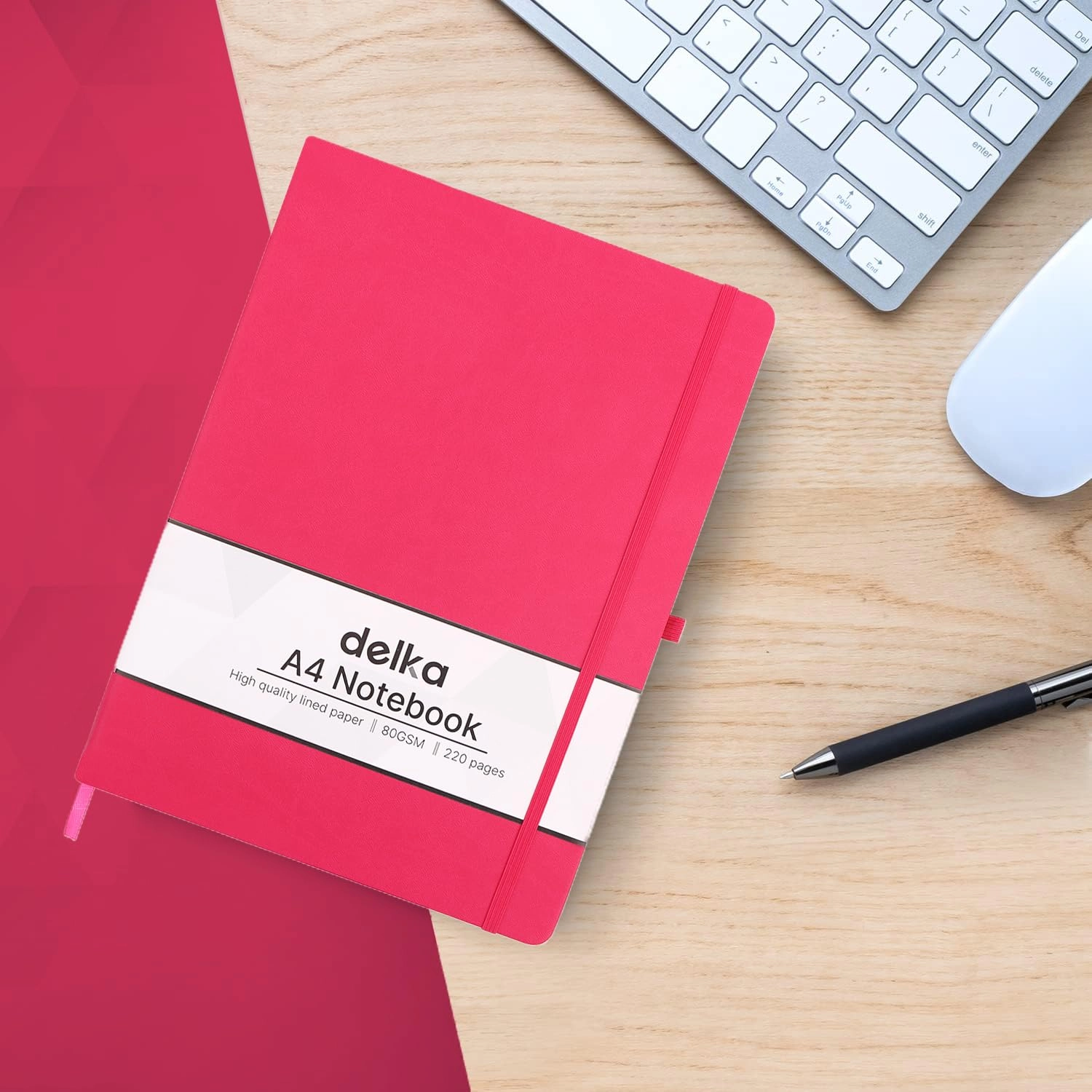 A4 Notebook A4 Hardcover - Lined 80 Sheets