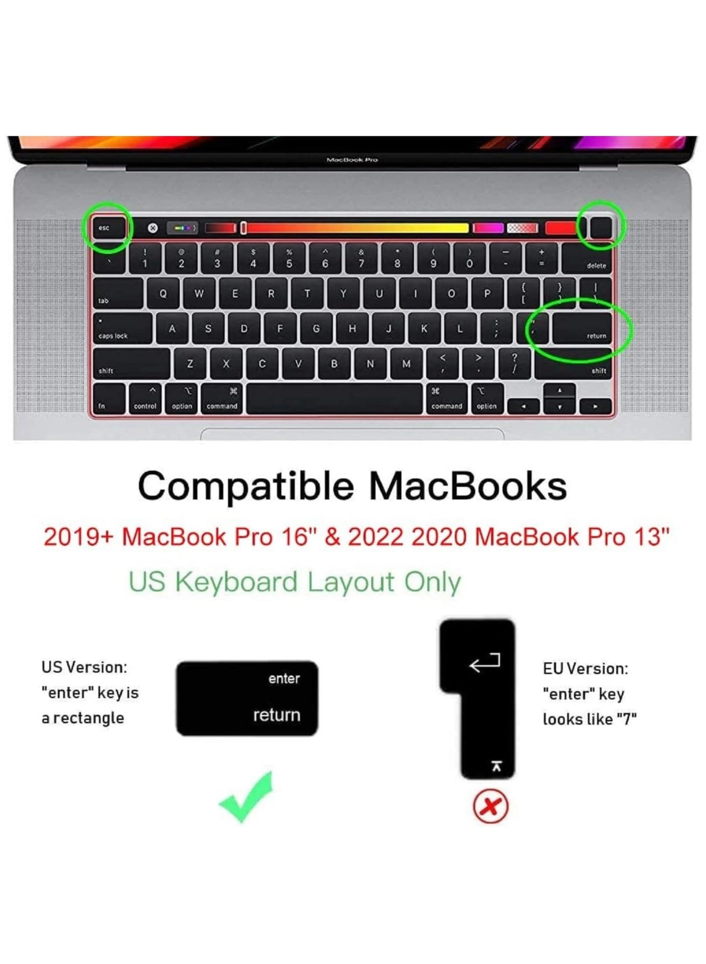 A2141 + A2289/A2251 - US Layout Arabic English