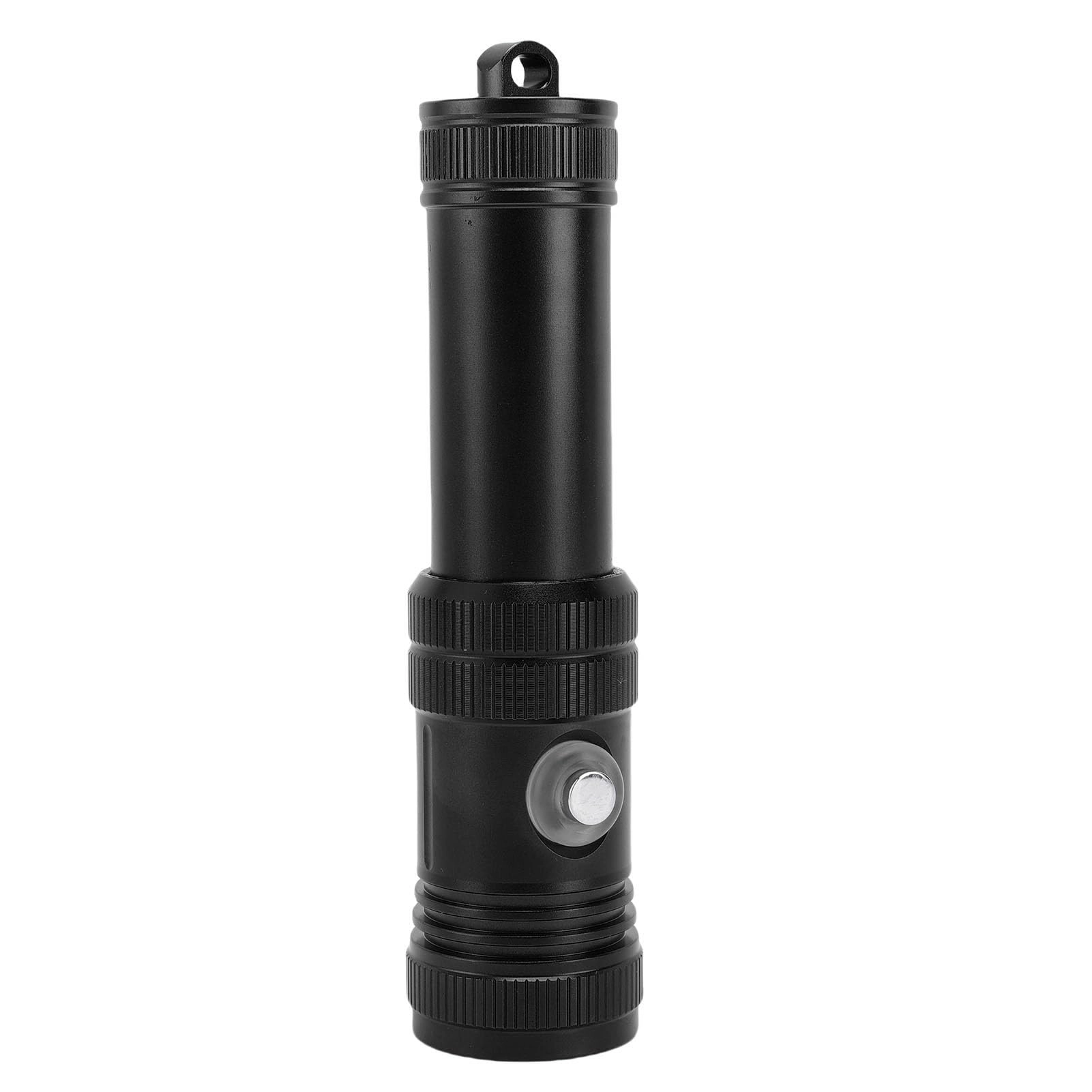 EMUKOEP 1200 Luminous Flux Dive Light - 50 m Black