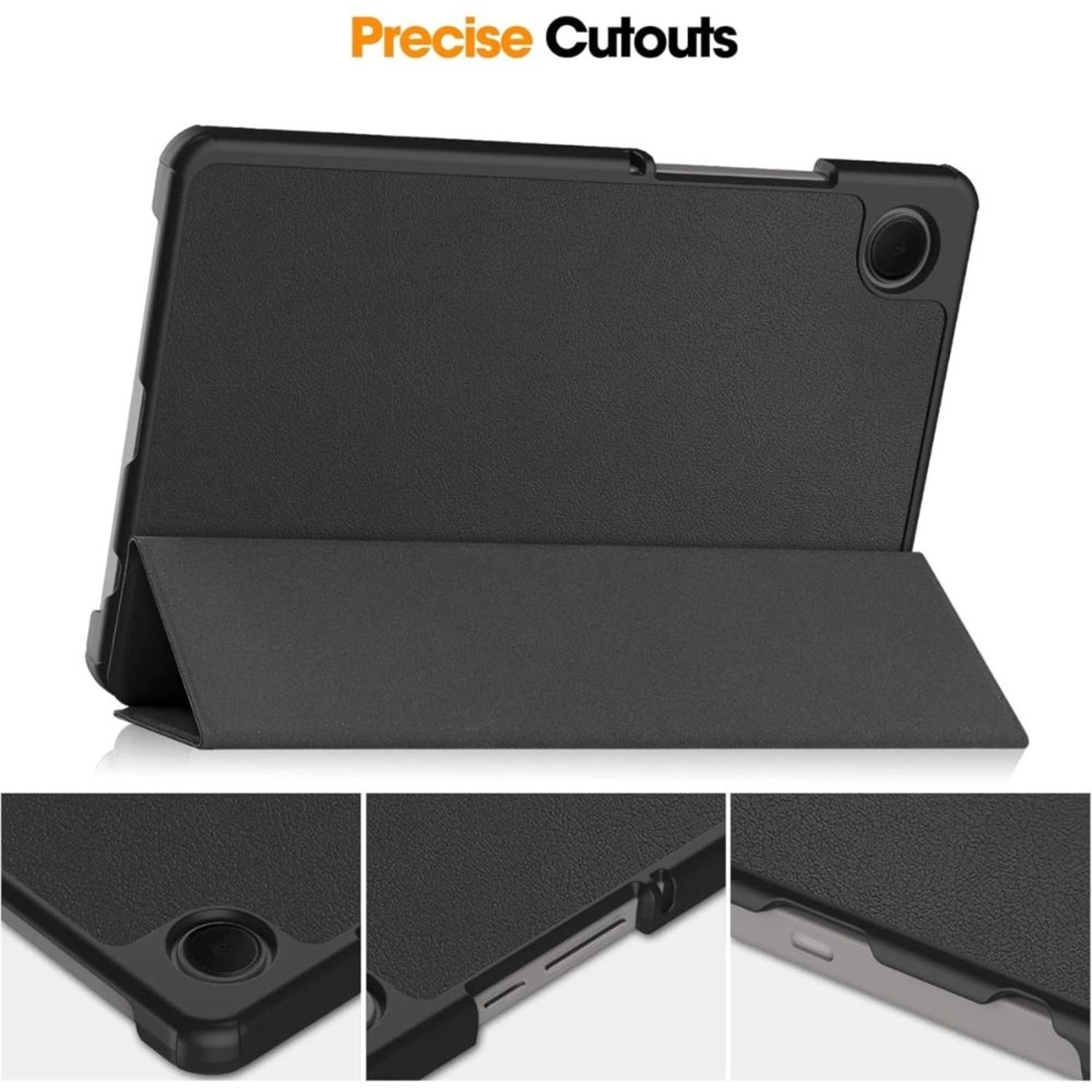 Tri-Fold Book Case with Stand for Samsung Galaxy Tab A9